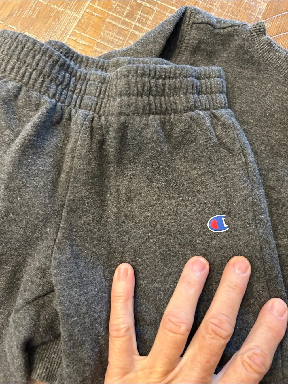 Champion Kids Charcoal Gray Sweatshirt & Joggers Set